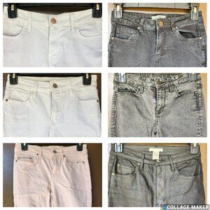 Lot 6 Jeans Skinny Ankle Size 0/2/27